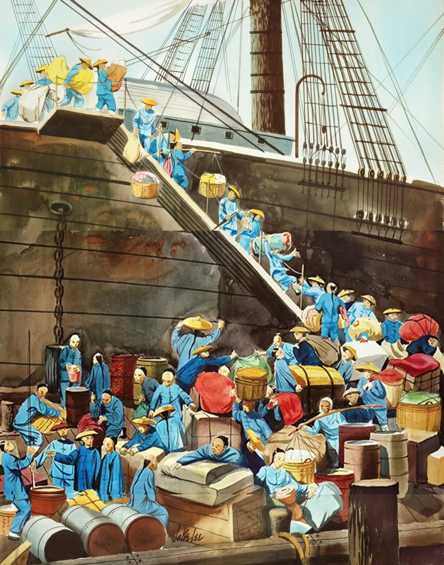 Jake Lee: Disembarking A Ship
