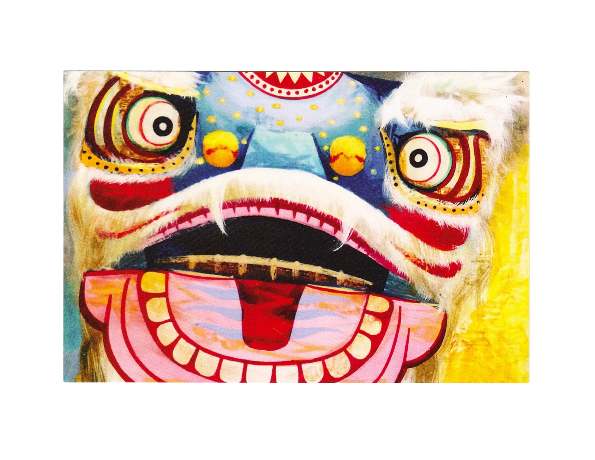James Leong Postcard: Dragon/Lion