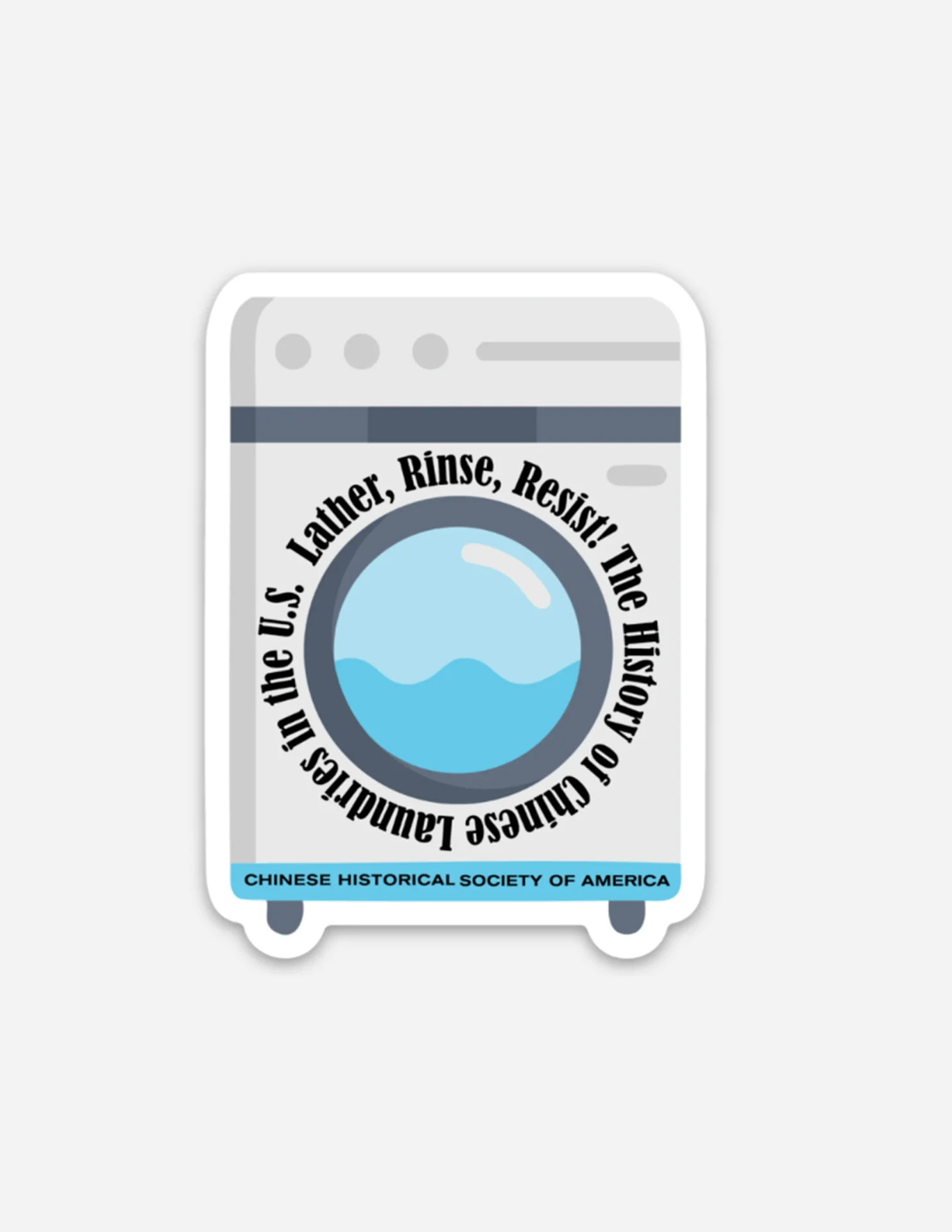 Wash Machine Sticker